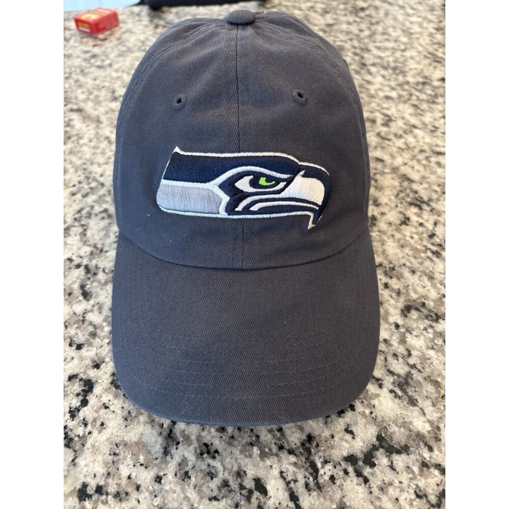 Seattle Seahawks NFL Fan Favorite Navy Blue Hat Cap Adult Adjustable Strapback